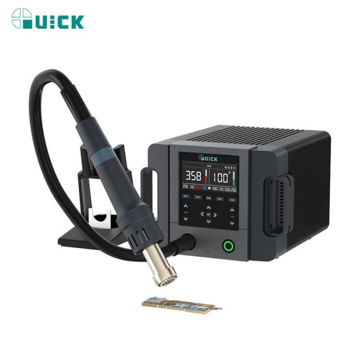 Термоповітряна паяльна станція Quick 861 Pro / 50-550°С / 70 л/хв / OLED / 1300 Вт