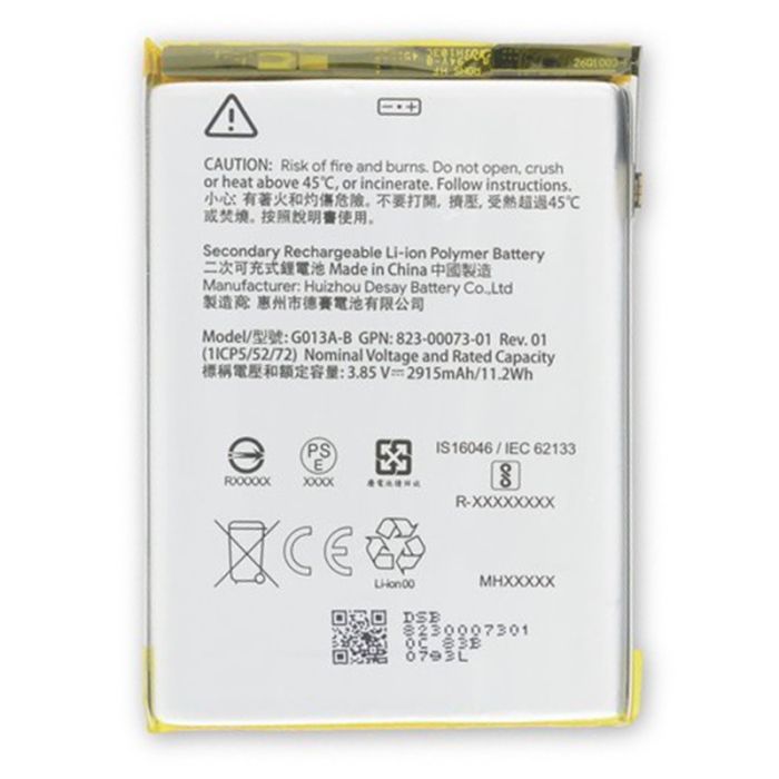 Акумулятор для Google Pixel 3 (G013A-B) 2915 mAh
