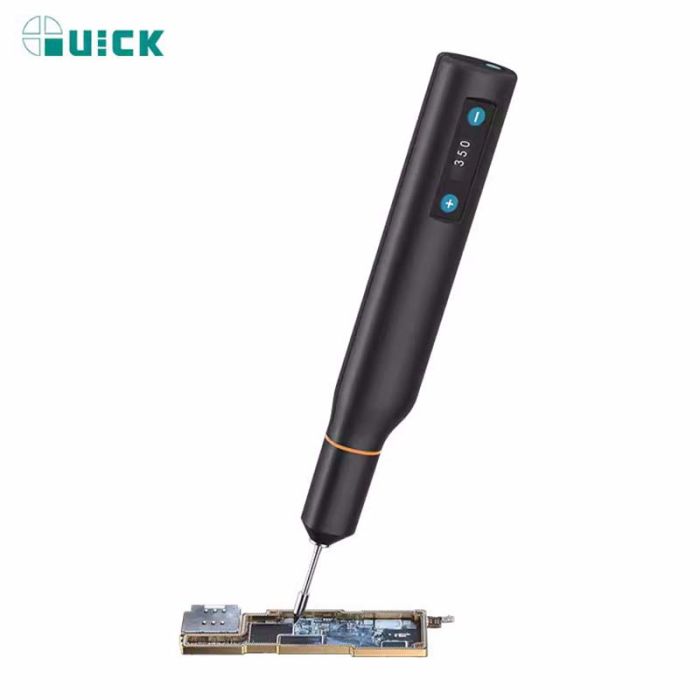 Прецизионный портативный паяльник Quick TS1 / 100-420°C / OLED / 2600 mAh / Type-C / 10W