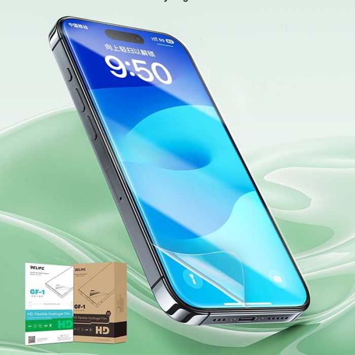 Гідрогелева плівка RELIFE GF-1 для смартфонів до 7'' HD глянцева