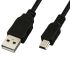 Кабель USB 2.0 - mini USB (AM/Mini 5 pin) Черный 0.3м