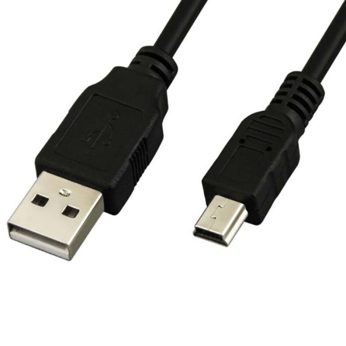 Кабель USB 2.0 - mini USB (AM/Mini 5 pin) Черный 0.5м