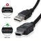 Кабель USB 2.0 - mini USB (AM/Mini 5 pin) Черный 1.5м