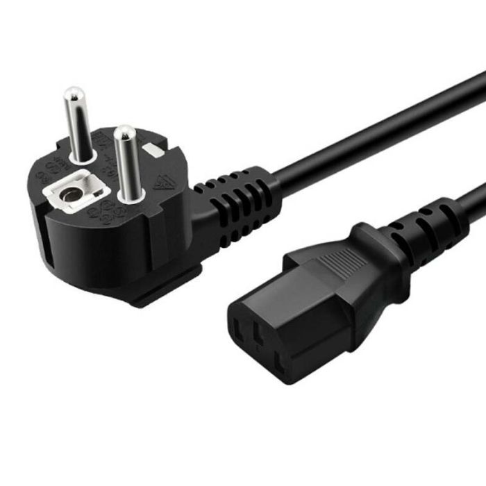 Кабель живлення Schuko PC-186 CEE 7/7 - IEC C13 євровилка / мідь / 0.5мм / 1.5м