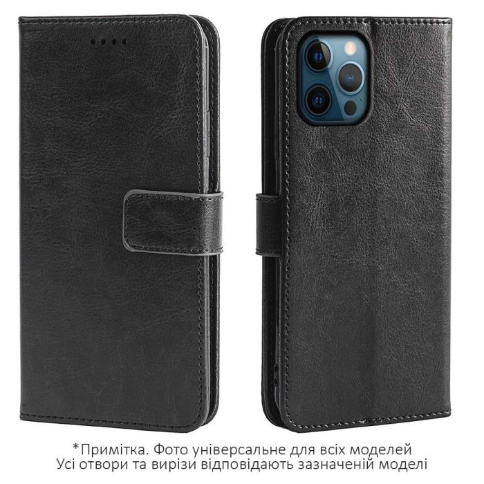 Чехол-книжка для Blackview A100 подставка Черный