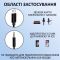 Кабель AUX Micro-USB на 3.5мм (папа-папа) аудио переходник в оплетке 1.5м Черный