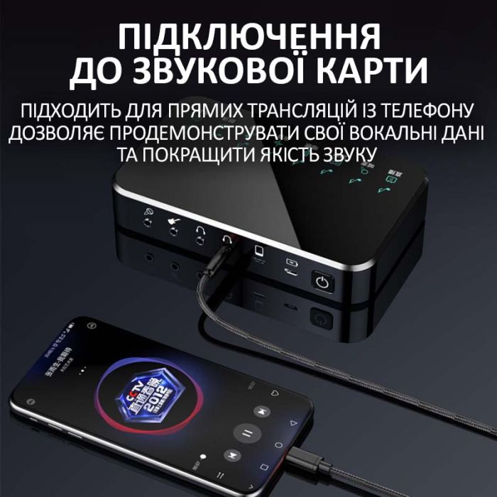 Кабель AUX Micro-USB на 3.5мм (папа-папа) аудио переходник в оплетке 1.5м Черный