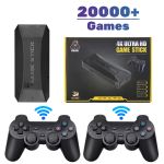 Портативная игровая приставка беспроводная M16 20000+ игр, 128 ГБ, 2 джойстика, ретро 8-16-32 бит, 4K, HDMI