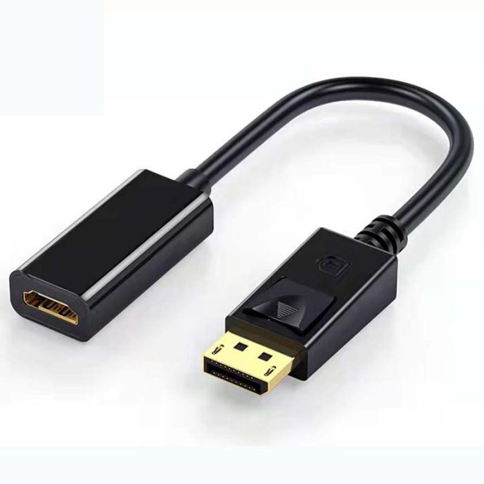 Переходник адаптер XP-352 Display Port (папа) на HDMI (мама) 1080P HD Черный