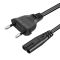 Кабель живлення XP-57 CEE 7/16 - C7 VDE / 2PIN / дріт мідь / 2x0.75мм / 1.5м