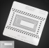 Трафарет BGA Amaoe для ноутбука Intel QQTG,SRGKW,SREJR,SREJP,SREJQ,SRD1V,QQTH,QQAW,SRGKY i3-8145u (0.3 mm)