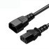 Кабель живлення вторинний XP-459 IEC C13 - C14 / для ДБЖ UPS / 1.5мм / 1.5м