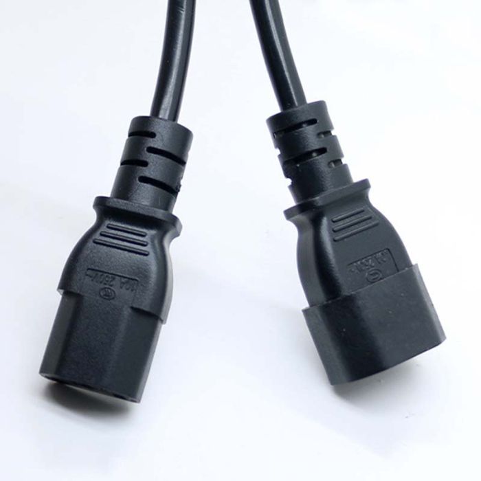 Кабель живлення вторинний XP-459 IEC C13 - C14 / для ДБЖ UPS / 1.5мм / 1.5м