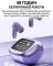 Наушники беспроводные LIVE BEAM 3 TWS с LED дисплеем, Bluetooth 5.4, ANC + ENC, 380mAh, IP55 Purple