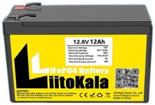 Акумуляторна батарея LiitoKala LiFePO4 12.8V / 12Ah (153,6Wh) / 151*65*98mm / 1.4kg