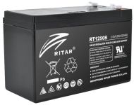 Аккумуляторная батарея AGM RITAR RT1290B, Black Case, 12V 9.0Ah