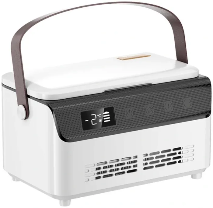 Медичний портативний міні холодильник Coolbox для ліків, інсуліну / сумка / USB / 220V / 2xАКБ 10400mAh