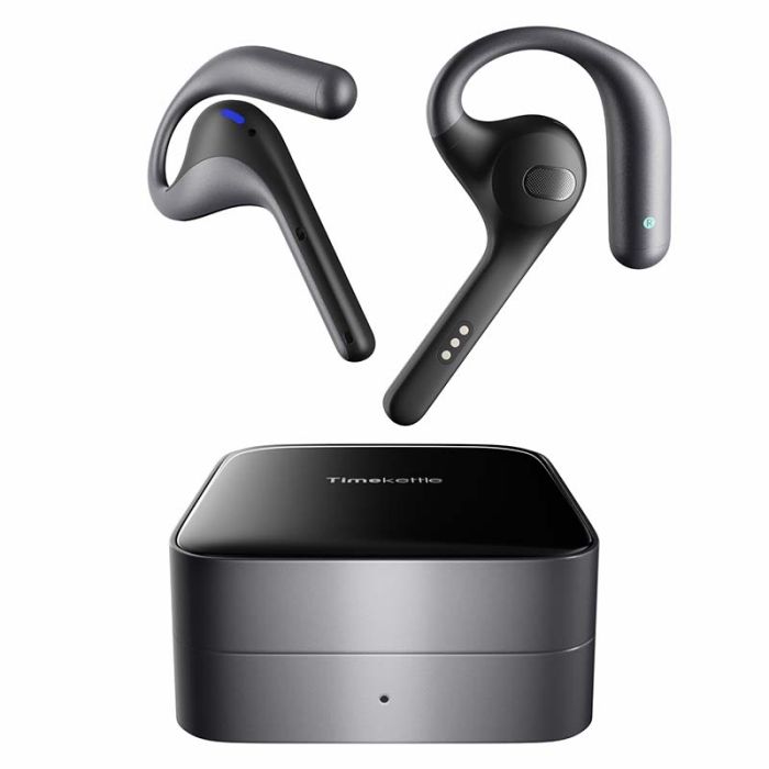 Навушники перекладач Timekettle W4 Pro, AI двосторонній синхронний переклад, 42 мови, офлайн + онлайн Black