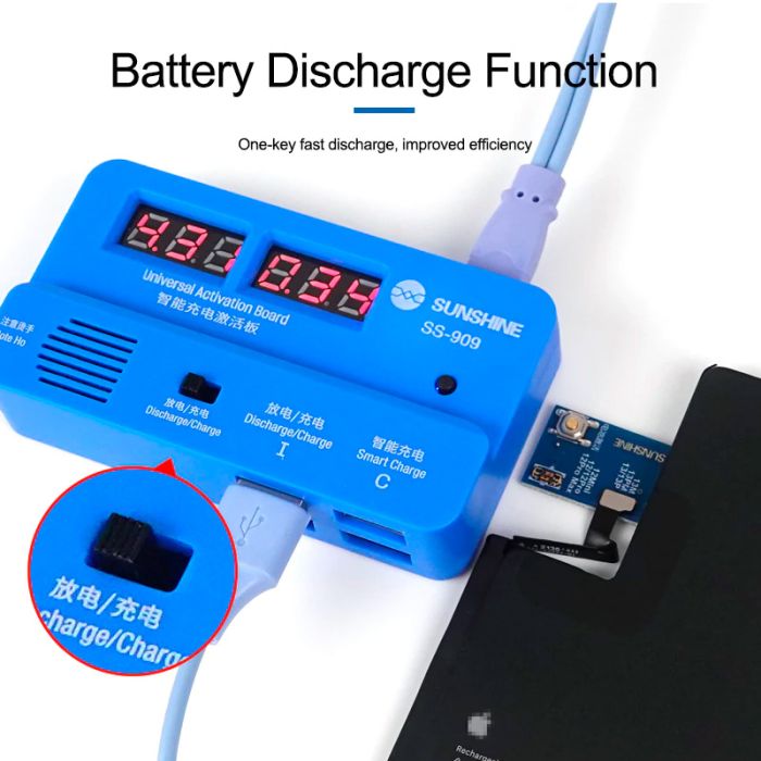 Набор плат активации и зарядки аккумуляторов Sunshine SS-909 V7.0  iPhone 4-13PM/iPad/Huawei/Oppo/Vivo/ Xiaomi/ Samsung
