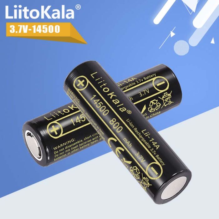 Аккумулятор LiitoKala Lii-14A 14500 / 3.7V / 0.5A / 800 mAh Original