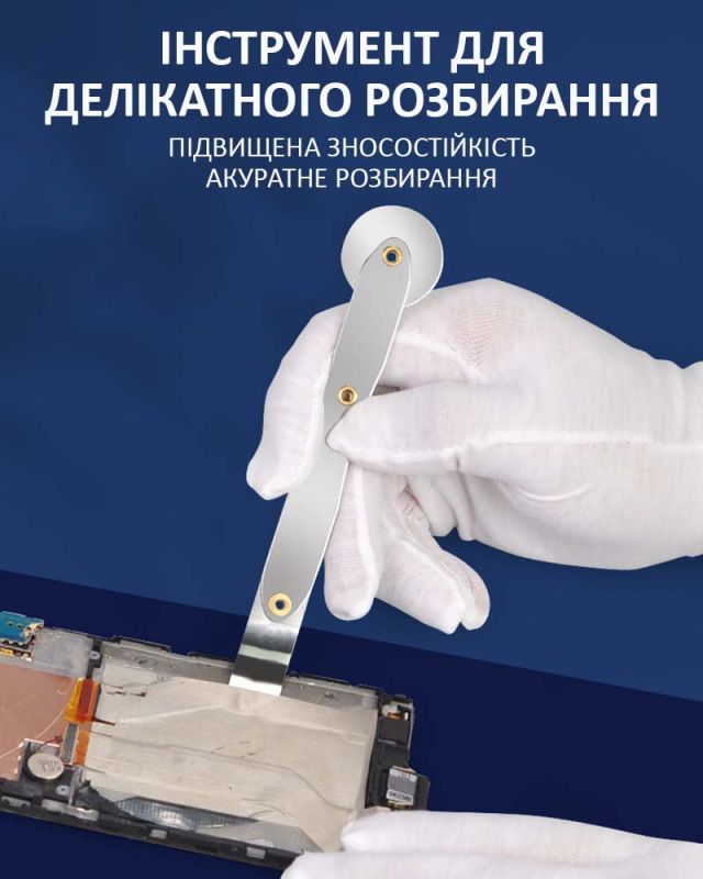 Набір лопаток TELIJIA TE-026 двосторонні, з роликом, для розбирання корпусів, модулів, рамок