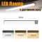 LED лампа ночник Greenbar L911 с датчиком движения, 3.5 Вт, длина 40 см Tarnish