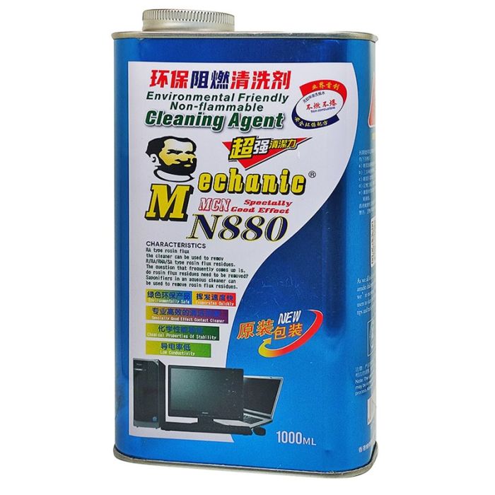 Рідина для очищення плат Mechanic N880 / незаймиста, антистатична / 1000 ml