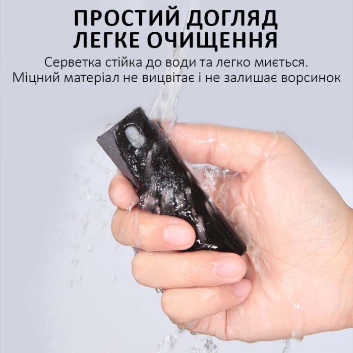 Набір 2 в 1 спрей 10мл + мікрофібра / для очищення екрану телефона, планшета, ноутбука / Рожевий