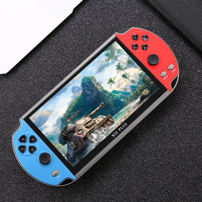 Портативная игровая приставка X12 Plus / 7'' / 16Gb / 10000+ ретро игры / подключение к TV / 2500mAh