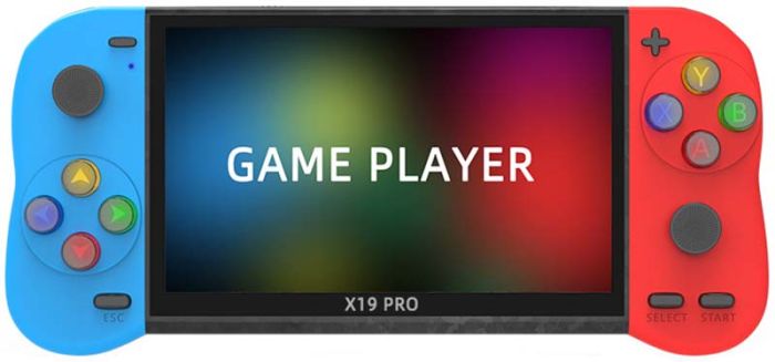 Портативная игровая приставка X19 Pro / 5.1'' / 8Gb / 6800+ ретро игры / подключение к TV / 1500mAh