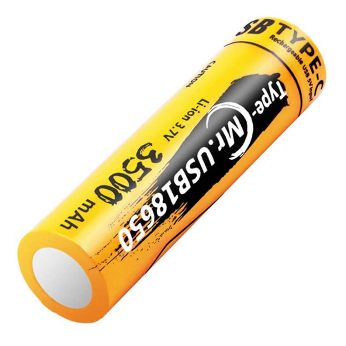 Аккумулятор LiitoKala USB-18-T35 / 18650 / 3500 mAh / Type-C Original