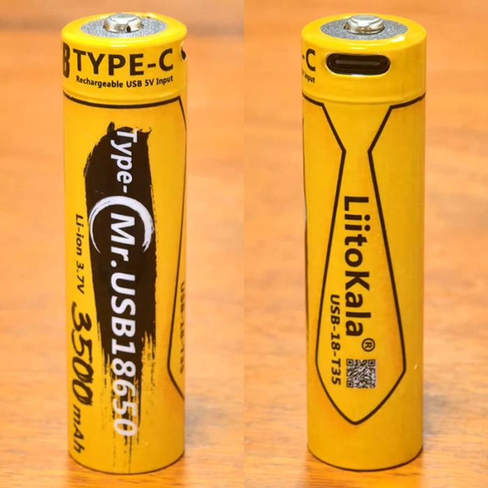 Аккумулятор LiitoKala USB-18-T35 / 18650 / 3500 mAh / Type-C Original