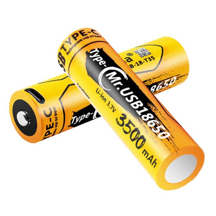 Аккумулятор LiitoKala USB-18-T35 / 18650 / 3500 mAh / Type-C Original