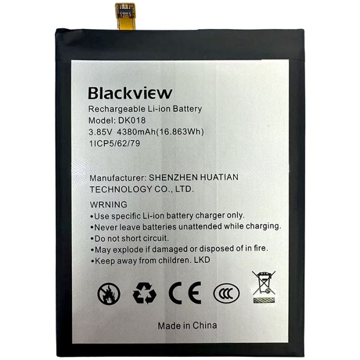 Акумулятор для Blackview BV6300 / BV6300 Pro / DK018 / 4380mAh