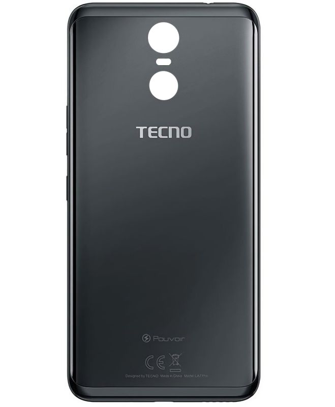 Задняя крышка для TECNO 2 PRO (LA7) Phantom Black