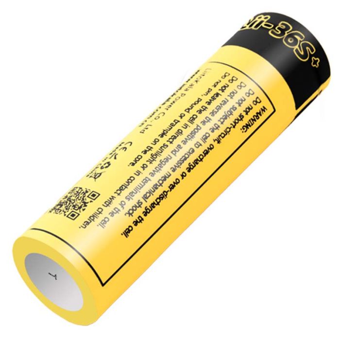 Акумулятор LiitoKala Lii-36S+ 18650 / плоский контакт / без захисту / 10A / 3600mah / Original