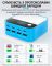 Швидкий зарядний пристрій Relife Q2 GaN / 4xUSB QC / 4xType-C PD / RGB підсвітка / 120W Max / Silver