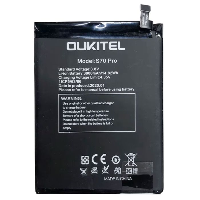 Акумулятор для Oukitel C17 Pro / S70 Pro / 3900mAh