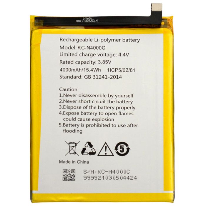 Акумулятор для Oukitel C22 / KC-N4000C / 4000mAh
