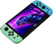 Портативна ігрова приставка X80 / PSP / 7 '' / 16 ГБ / 20000 ігор / HD TV вихід Green Blue
