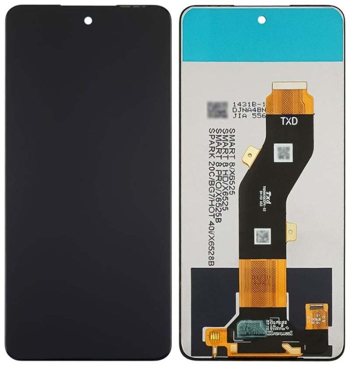 Дисплей + сенсор Tecno Spark 20C (BG7n) Black - p/n: TXDI660QCEPX-53