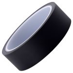 Термостойкий скотч PET черный / 150°C Max / толщина 0.05 мм / длина 33 м / ширина 30 мм