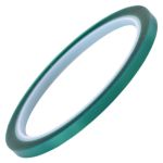 Термостійкий скотч PET зелений / 220°C Max / товщина 0.06 мм / довжина 33 м / ширина 6 мм