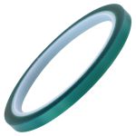Термостійкий скотч PET зелений / 220°C Max / товщина 0.06 мм / довжина 33 м / ширина 8 мм