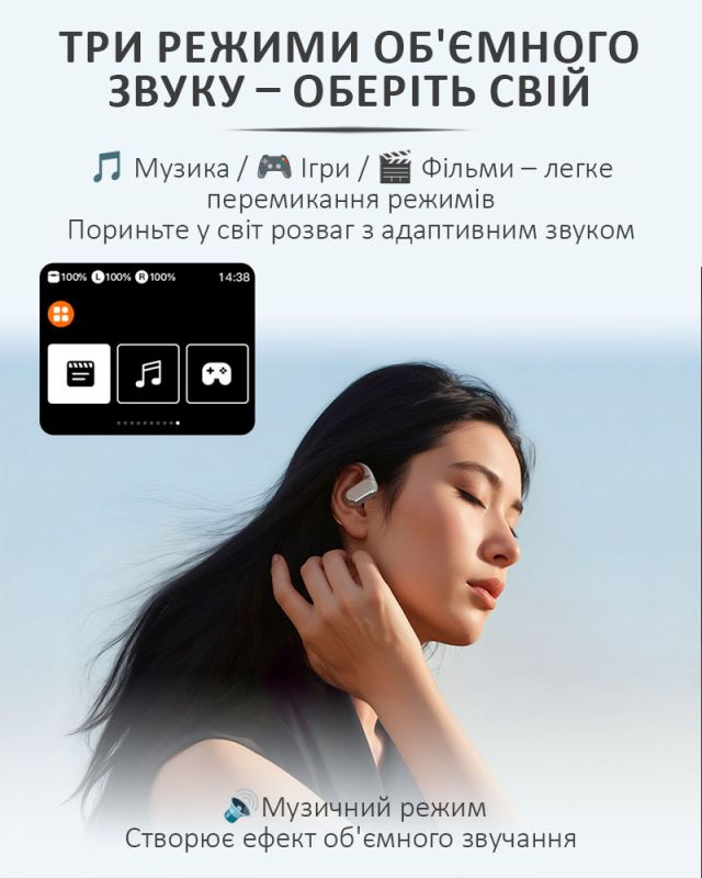 Наушники беспроводные Q18 TWS Earbuds с LED дисплеем, Bluetooth 5.4, ENC, 300mAh Black
