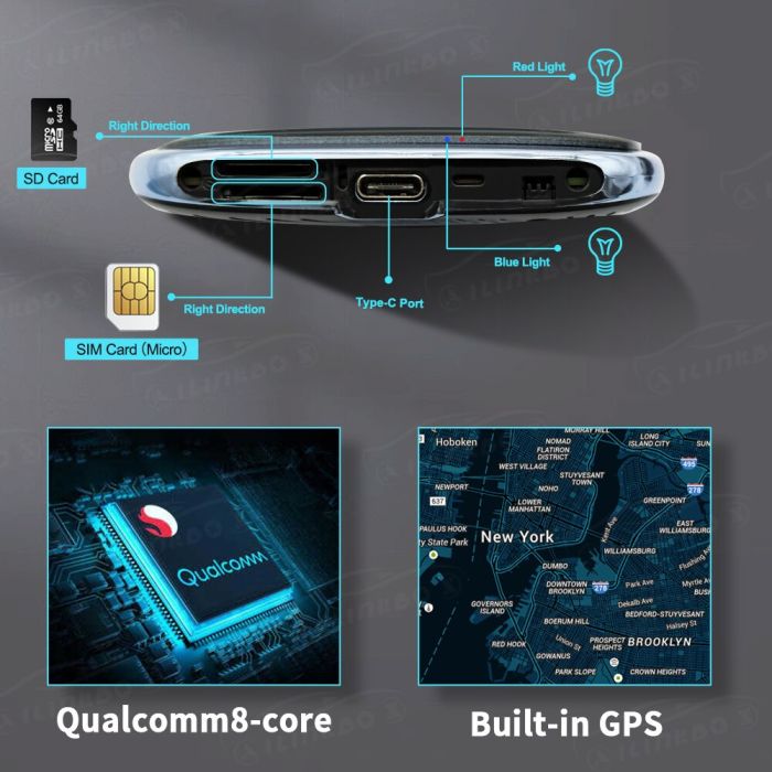 Автомобільний CarPlay Mini Box UX-999 Max / 64 ГБ / Android 10
