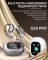 Наушники беспроводные Q16 Pro TWS Earbuds с LED дисплеем, Bluetooth 5.4, ENC, 500mAh Silver