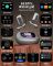 Наушники беспроводные Q16 Pro TWS Earbuds с LED дисплеем, Bluetooth 5.4, ENC, 500mAh Silver