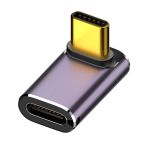 Перехідник Type-C на Type-C OTG адаптер (тато-мама) USB 4.0, 40 Гб/с, 240Вт, 8K, кутовий Тип 2