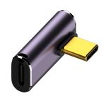 Перехідник Type-C на Type-C OTG адаптер (тато-мама) USB 4.0, 40 Гб/с, 240Вт, 8K, кутовий Тип 3